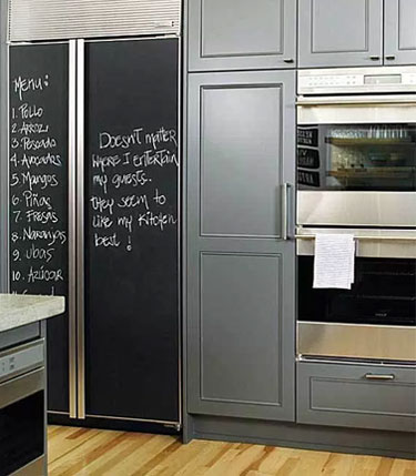 how to make a chalkboard fridge