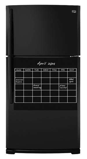 fridge peel-and-stick calendar