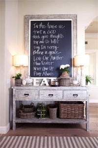 Chalkboard Entry Art