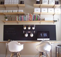 Chalkboard Office Wall