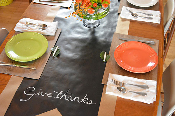 Chalkboard Table Runner