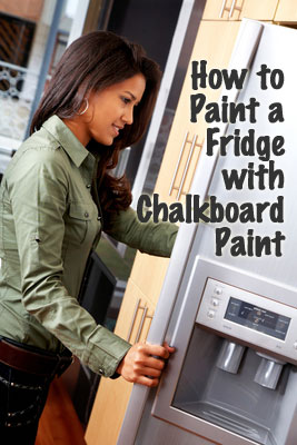 How to Paint a Fridge with Chalkboard Paint