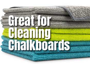 How to Clean a Chalkboard with Microfiber Cloths