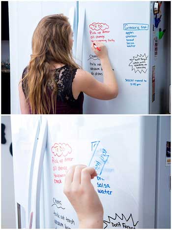 Clear Dry Erase Sticker for Fridge