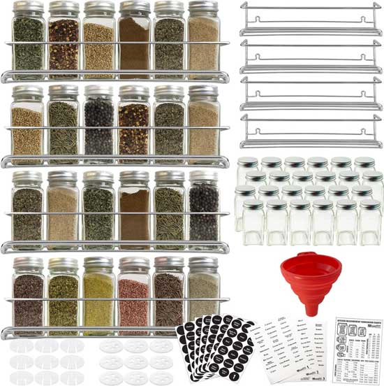 DIY Spice Jar Kit with Labels
