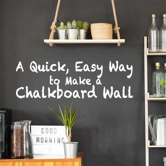 How To Create A Writeable Wall With Chalkboard Wallpaper 1 2 3 - Diy Magnetic Chalkboard Wallpaper