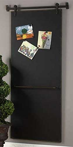 Large Magnetic Chalkboard Door for Drawing and Posting Reminders